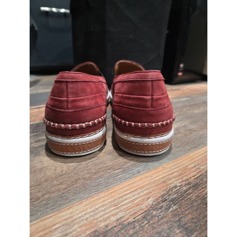 Maroon Blackstone Men's Slip on Walking Shoe NWOB Size 12-13